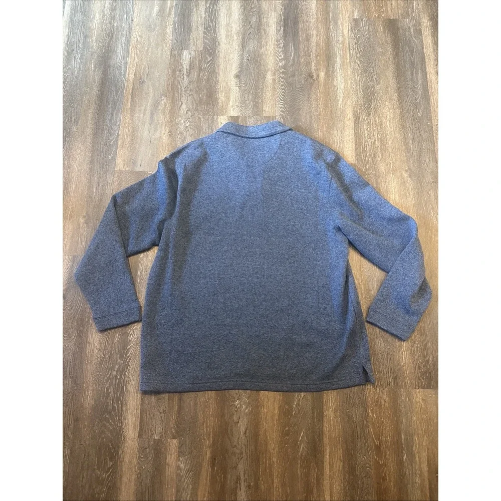 Haggar 1/4 Zip Pullover Cool 18 Pro Sweater Men's Blue Size XL--NWT